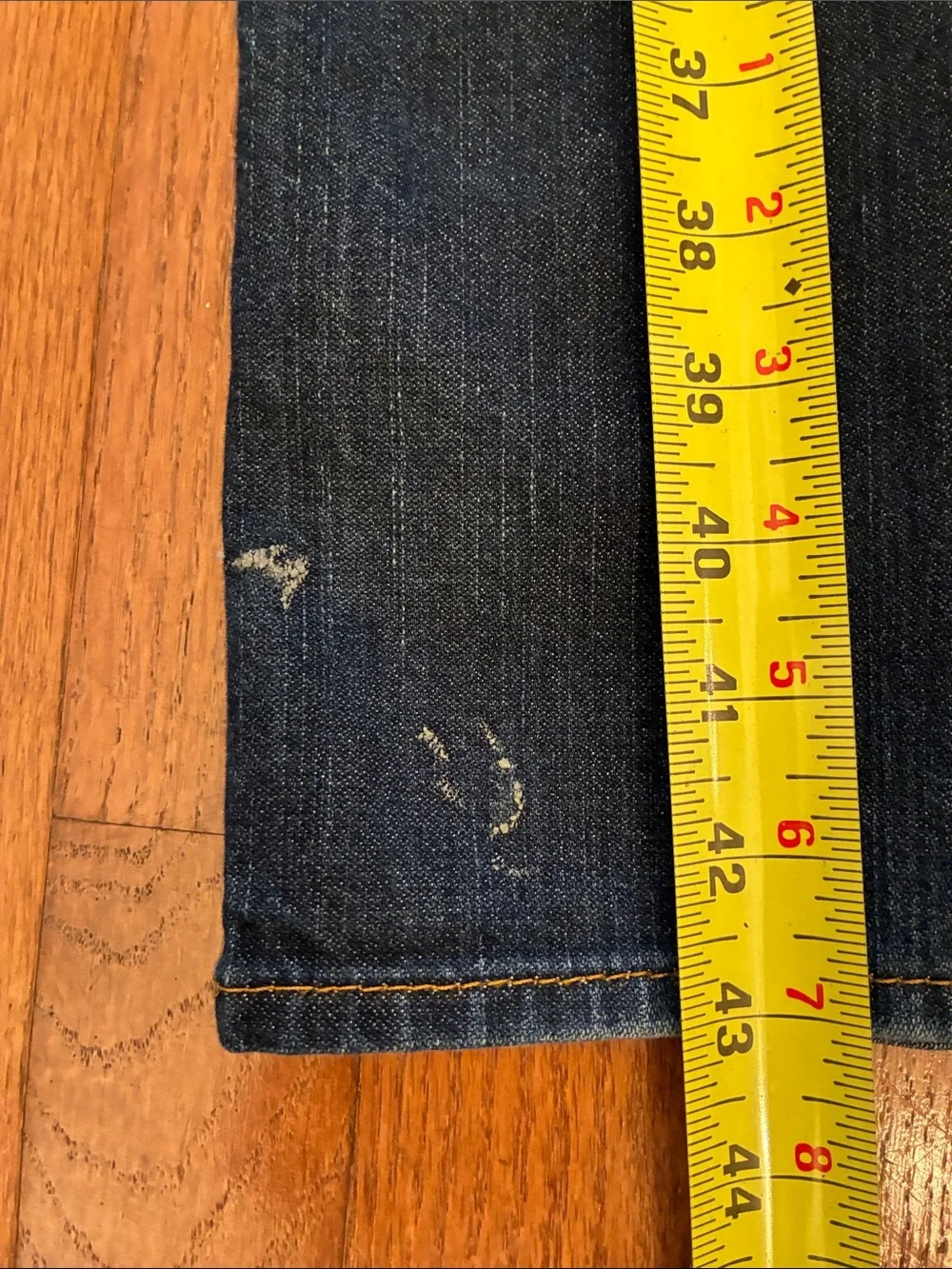 True Religion World Tour Straight Dark Wash Jeans with Flap Pockets Size 32